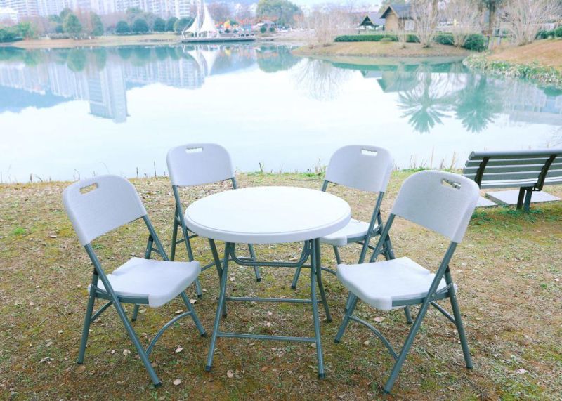80cm Banquet Round Table in Balcony Set