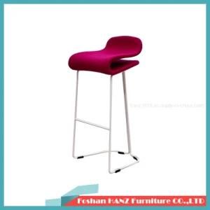 European Creative Spring Iron Foot Bar Chair
