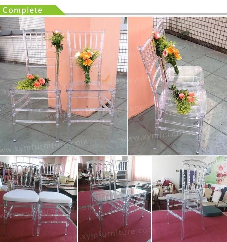 Wedding Banquet Event Clear Resin Chiavari Chair Tiffany Chair Without Cushion