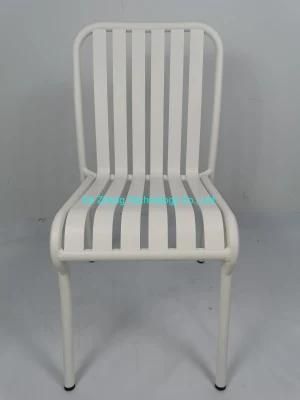 Colorful Bistros Cafe Aluminum Outdoor Garden Beach Rainproof Leisure Arm Chair