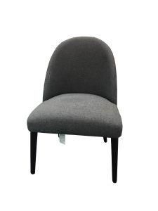 Wholesale Wood Legs Kitchen Gray Velvet Fabric Fining Room Chairs