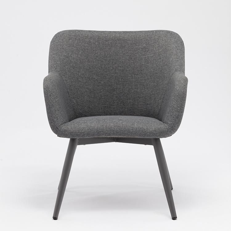 Grey Color Aluminum Chair Outdoor Restaurant Modern Furniture