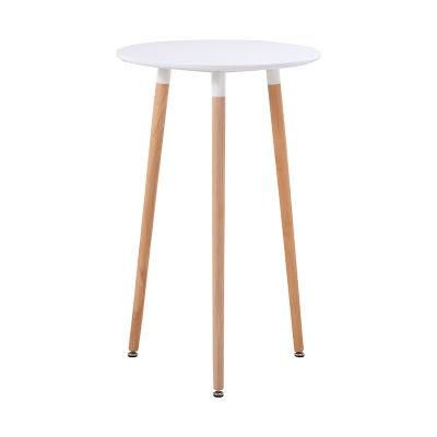 Wholesale Furniture Round Wood Modern High Bar Tables