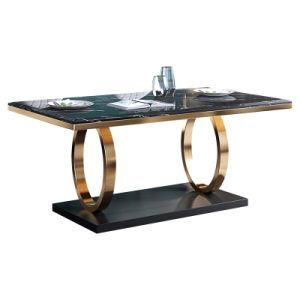 Antique Style Golden Dining Table