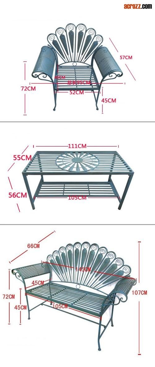 Popular Design Hot Sale Outdoor Furniture Garden Metal Furntiure Factory Wholesale Iron Patio Garden Furniture Lounge Chair