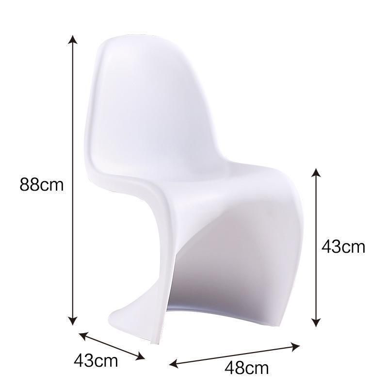 Plastic Chair PP Plastic One-Piece Injection Molded Durable Outdoor Garden Chair