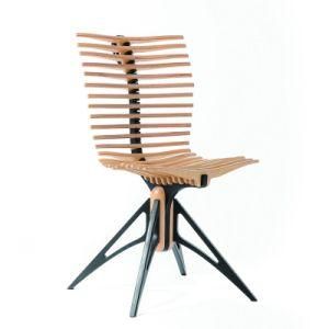 Comfortable Wood Relaxing Black Dining Chair