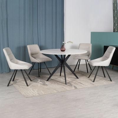 Factory Wholesale Price Living Room Nordic Sintered Stone Ceramic Round Dining Table