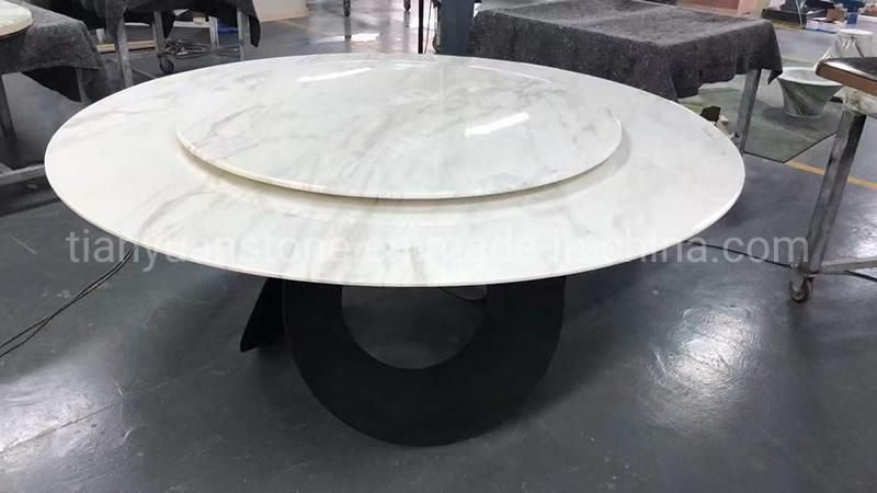 Dining Room Furniture Round Marble Top Dining Table Set