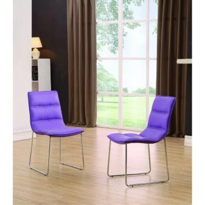 Modern Salon Furniture Stainless Steel Legs Dining Chair