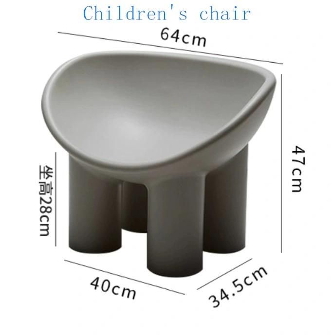 Nordic Morden Elephant Environmental PE Single Sofa Kids Chair