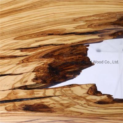 Solid Wooden Round Table Top /Walnut Butcher Block Top /Epoxy Resin Table/ Natural Wood Table /Solid Wood Countertop with Live Edge