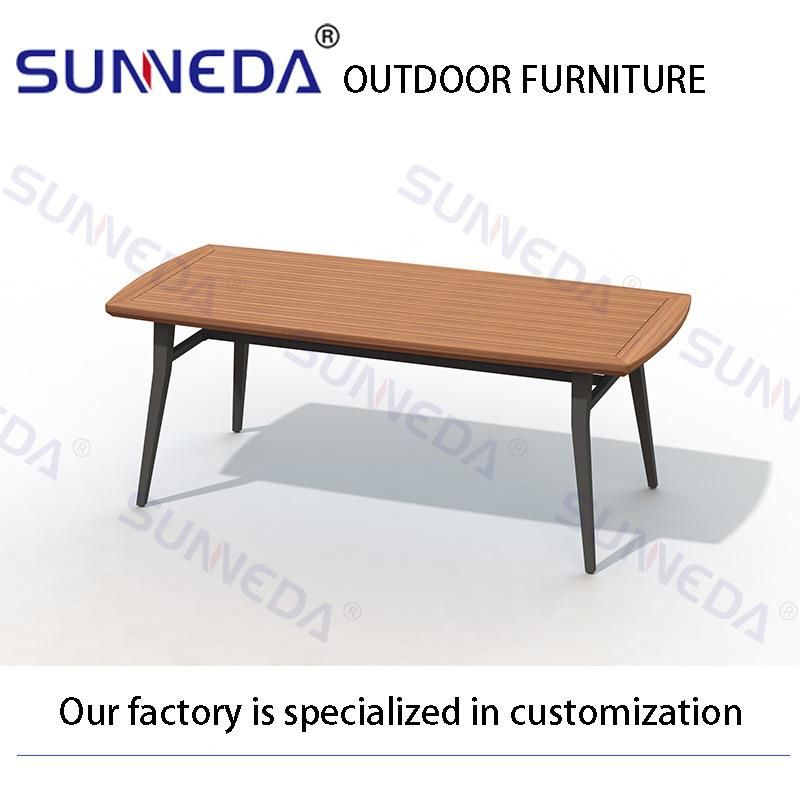 Modern Garden Sets Outdoor Furniture Teak Table Rattan Furniture Outdoor Chair Suits