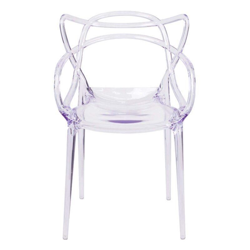 Clear Stackable Crystal Plastic Acrylic Resin Tiffany Chiavari Transparent Wedding Chair