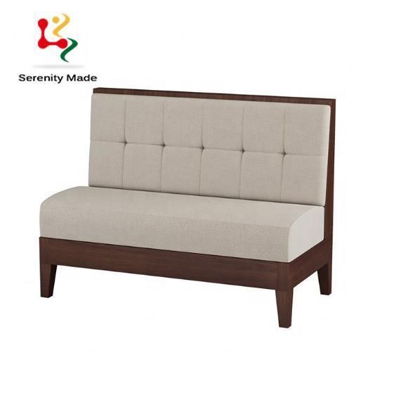 New Commercial Furniture Modern Dining Sofa Restaurant Two Side Booth Seating