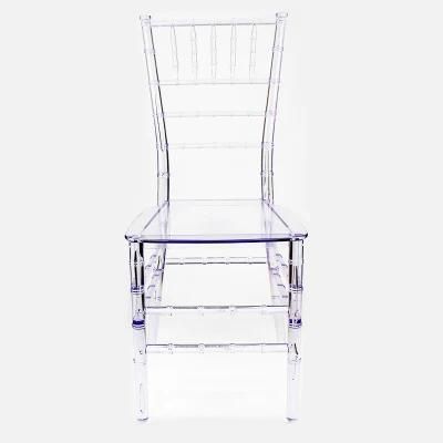 PC Chair Transparent Banquet Chair Clear Tiffany Chair