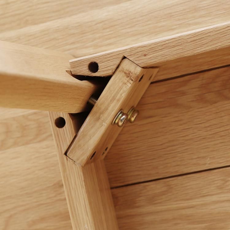 2022 Nordic Oak Table Natural Log Furniture Durable Noble Family Dine Table Set