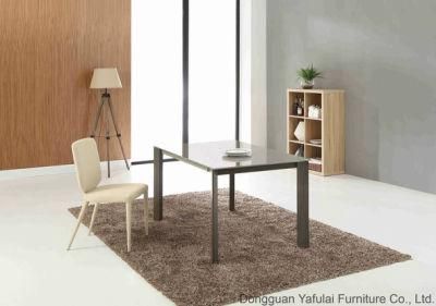 Modern Hot Sale Classic MDF Glass Dining Table Home Furniture