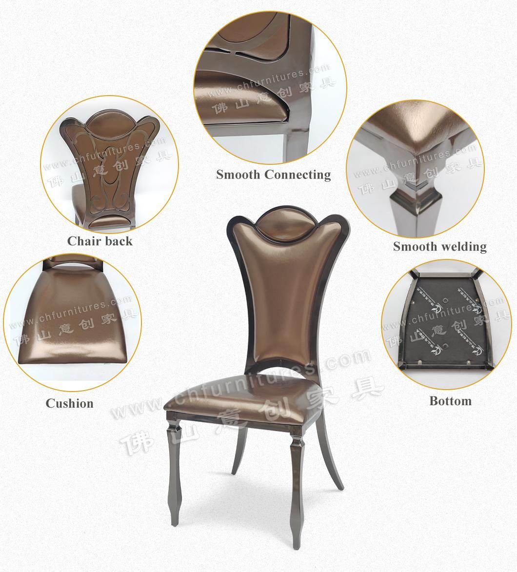 Ycx-Ss58 Stainless Steel Hotel Banquet Event Chair for Sale