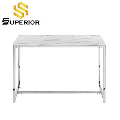 Foshan Factory Customized Furniture English Rectangle Dining Stone Table