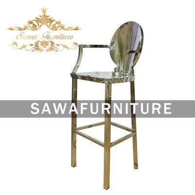 Good Quality Wedding Design Mirror Metal Furniture Chairs for Event