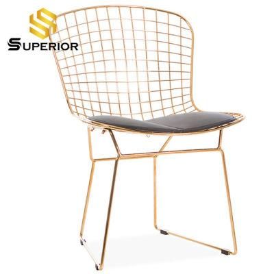 Factory Price Stainless Steel Gold Cheap Wedding Banquet Dining Chair