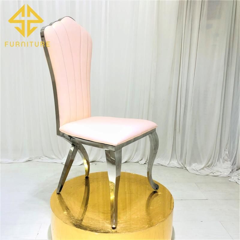 Elegant Hotel Banquet Furniture Upholstered Velvet Gold Dining Chair