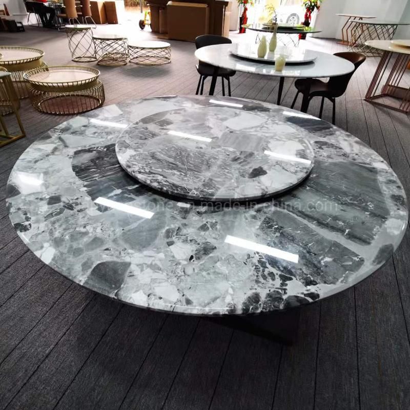 Designs Romania Impress Stone Rectangle Marble Top Dining Table in China