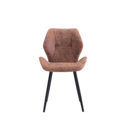 Foam Seat Metal Legs Chair Wholesale Hot Sale Dining Chair Factory Supply Velvet Chair Comfortable Modern Chair