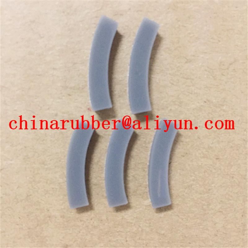 12.7*12.7mm Clear Color Trapezoid Rubber Feet Anti Vibration Rubber Feet for Furniture Chair