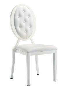 Modern Design Romatic White Color Aluminum Frame Chair