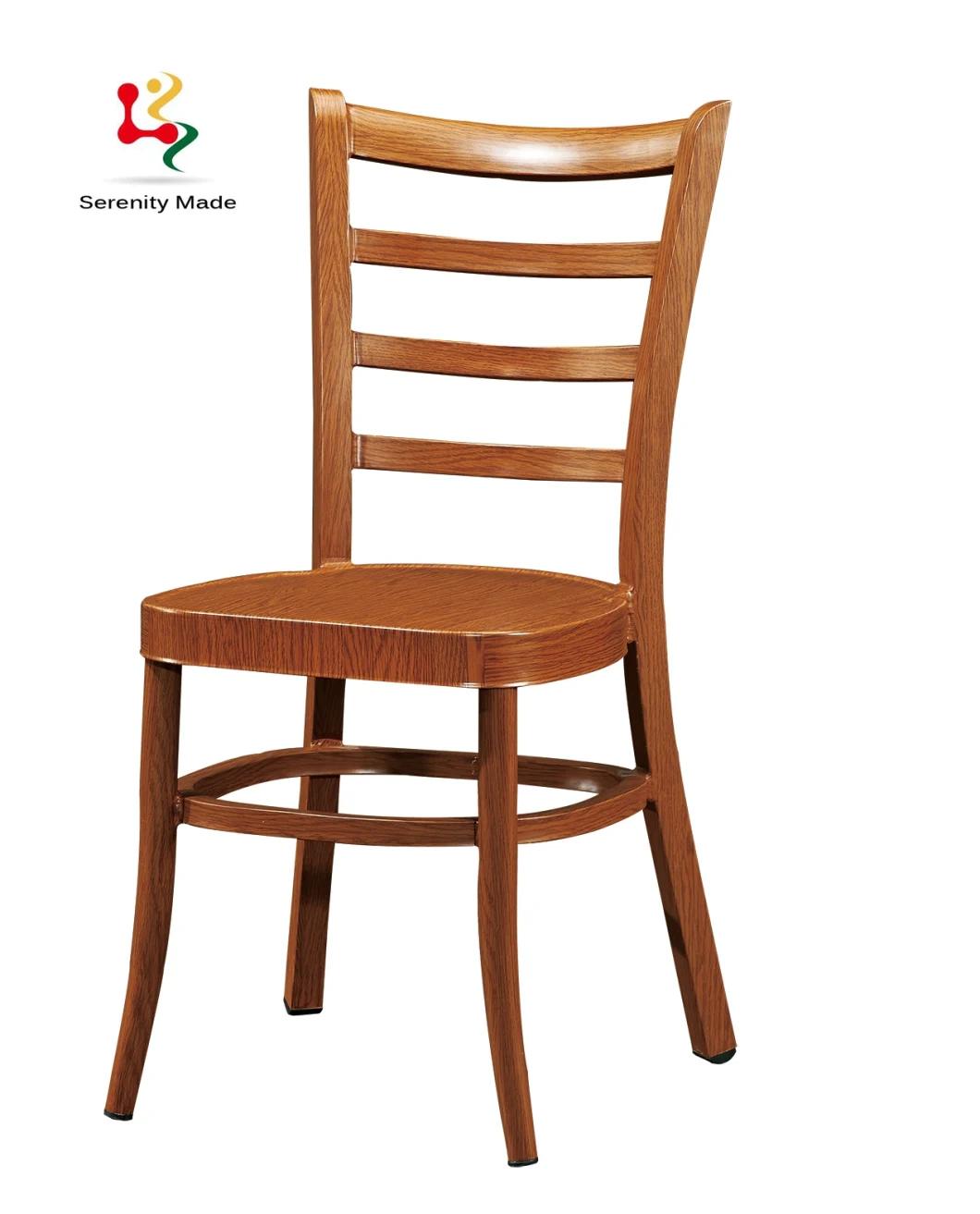 Simple Elegant Solid Wooden Frame with Velvet PU Leather Option Seat Dining Chair