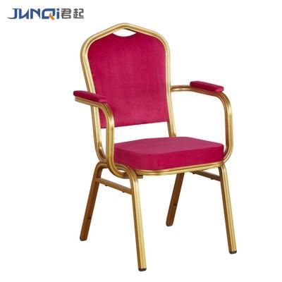 Modern Fabric and Best Price Aluminum Banquet Stacking Chair