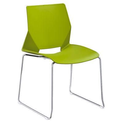 2022 Fashionable Office Furniture Green PP Plastic Chair