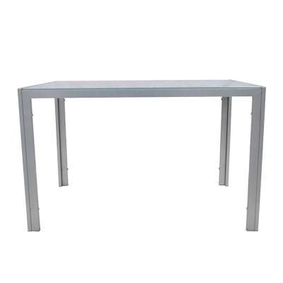 Italian Modern Design Hot Selling Tempered Glass Panel Dining Table