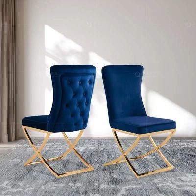 Wholesale Dining Chair Modern Dining Room Furniture Metal Nordic Dining Chair