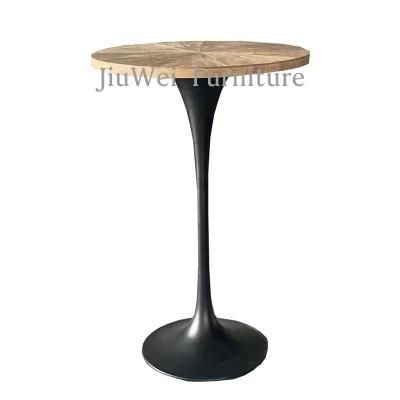 China Fixed Customized Restaurant Marble Dinner Living Room Furniture Wooden Dining Table