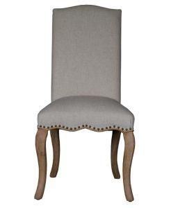 Wooden Furniture Fabric Distressed and Brushed Dining Chair