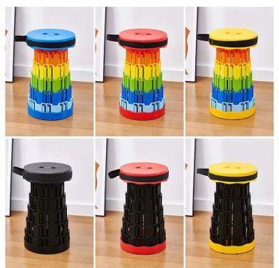 Hot Selling Dining Room Chairs Home Furniture Folding Telescopic Stool Portable Foot Stool