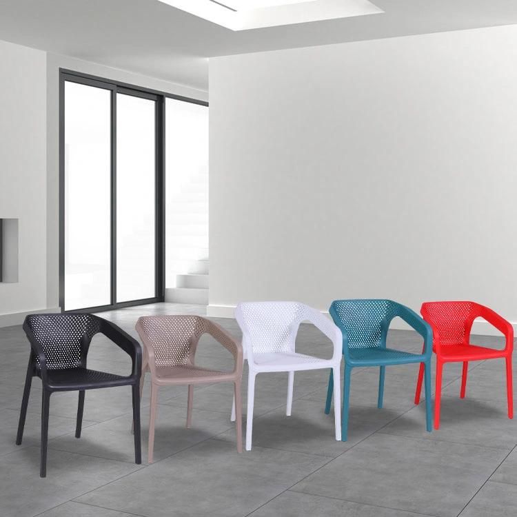 Wholesale Cheap Price Dining Room Chairs Stackable Colorful Plastic Chair Modern Design Dining Chairs