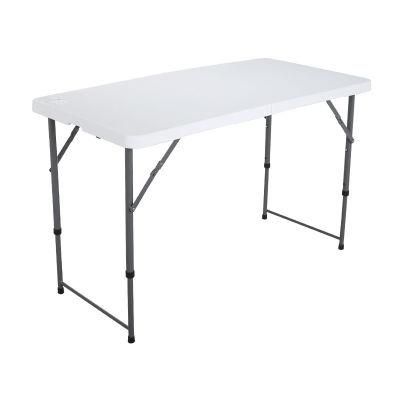 Durable Strong Simple Modern Dining Furniture Foldable Rectangle Dining Table