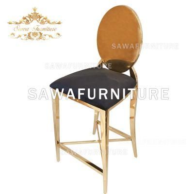 Modern Dining Room Chair Stainless Steel Stool Metal Chairs