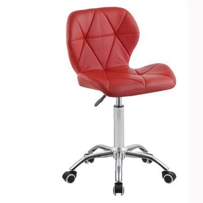 Classic Modern Simple Rotary Lift Pulley Office Red Swivel Chair Bar Chairs Restaurant Chairs