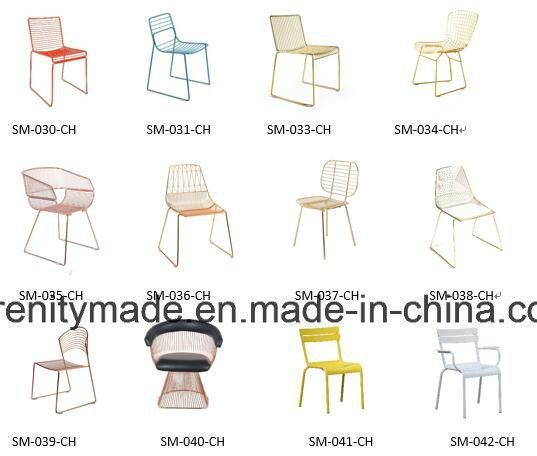 Wholesale Modern Metal Wire Chair Outdoor Restaurant Stacking Chair