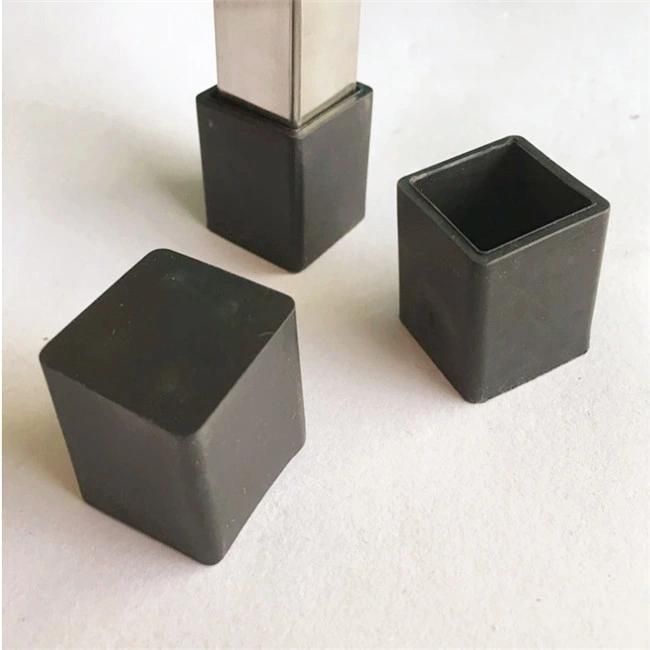 Various Customized Black Rubber Multi Purpose End Cover Foot Stopper Feet for Tubular Feet Table & Chairs