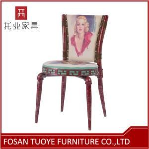 Beautiful Design Wrought Iron Metal Restaurant Chair