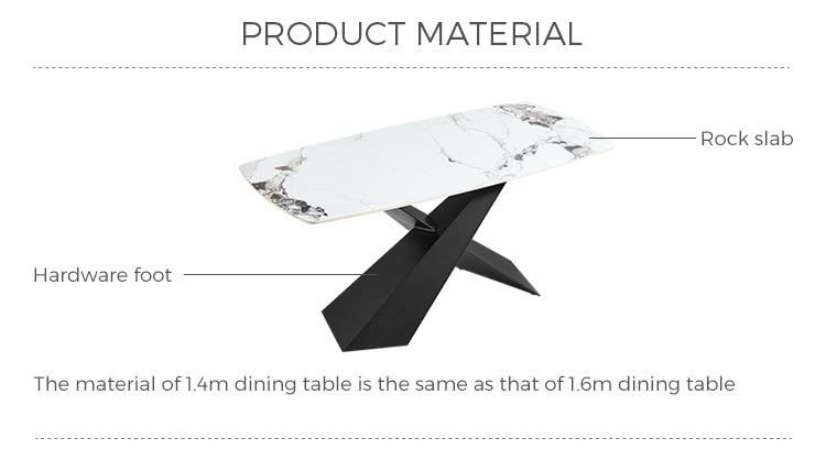 Unfolded Rotary China Marble Round Foldable Dining Table Set Hot Sale Ls886r1
