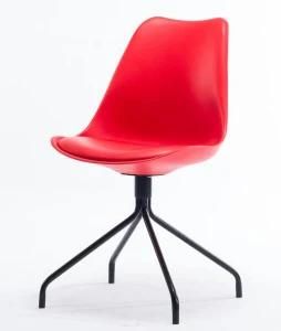 PP Plastic Modern Metal Dining Chair