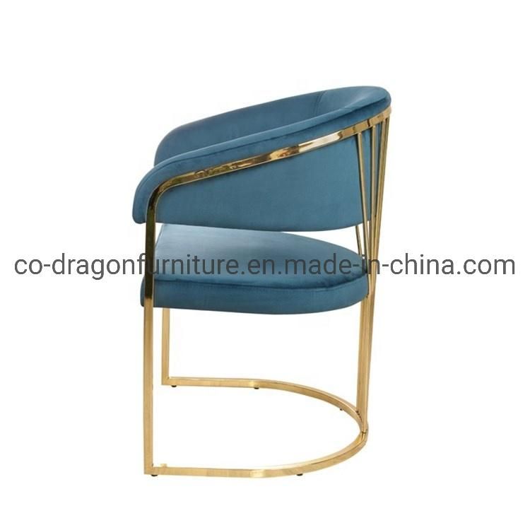 New Design Gold Stainless Steel Dining Chair for Home Furniture