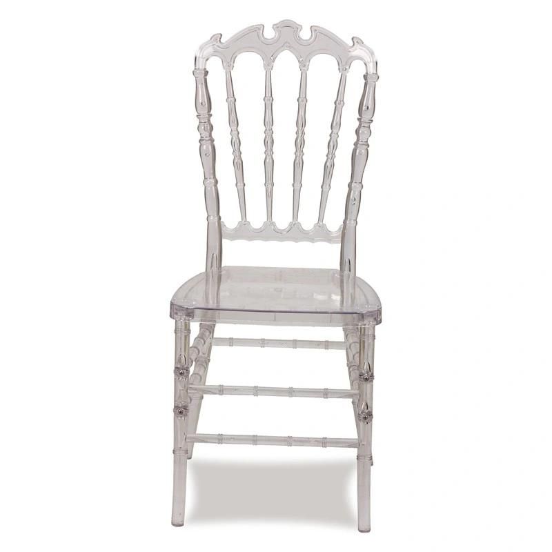 Wedding Furniture Acrylic Stackable Tiffany Plastic Clear Banquet Chair